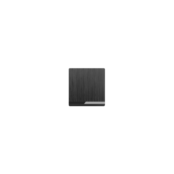 BLANK PLATE 3x3-BLACK SERIES
