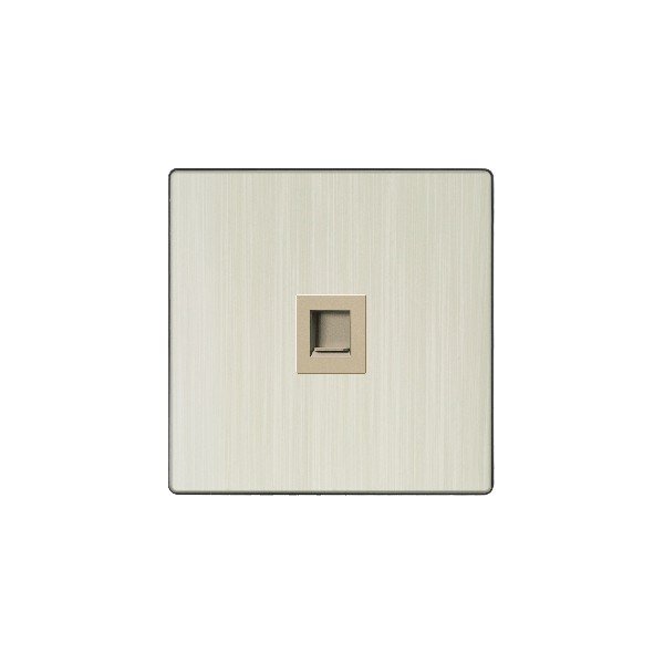 TELEPHONE SOCKET-GOLDEN ALUMINUM