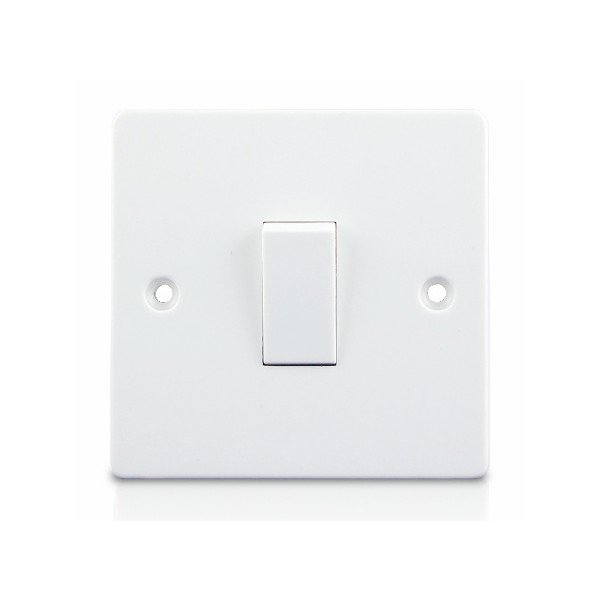 10A 1 GANG 2 WAY PLATE SWITCH