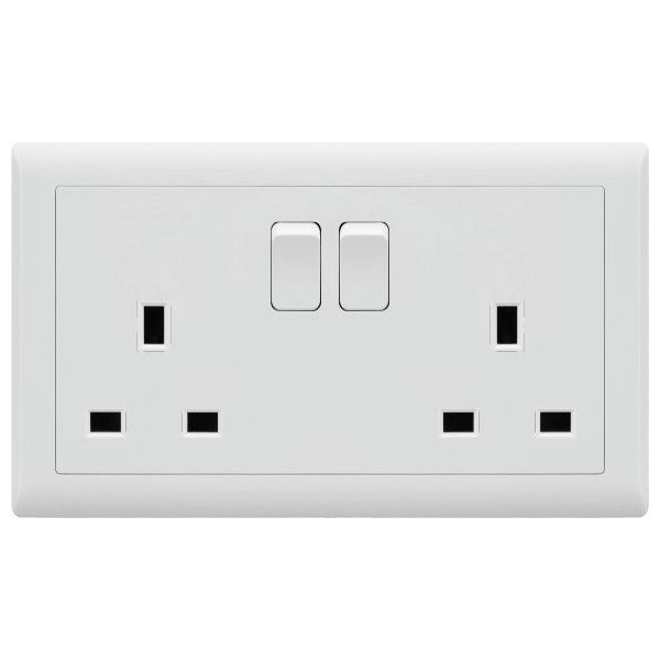 13A DOUBLE SWITCH SOCKET