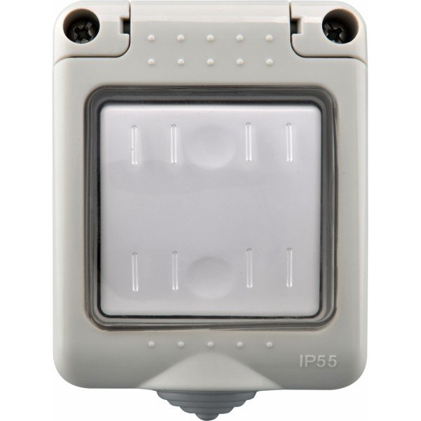 1 GANG 1 WAY SWITCH WEATHERPROOF IP55