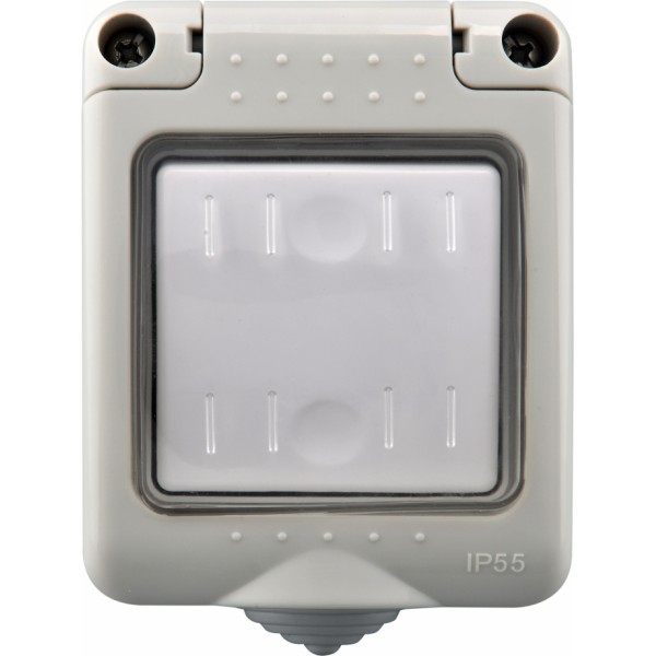 MODI 1 GANG 1 WAY SWITCH WEATHERPROOF IP55