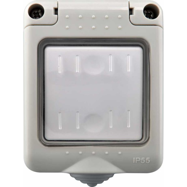MODI 1 GANG 2 WAY SWITCH WEATHERPROOF IP55