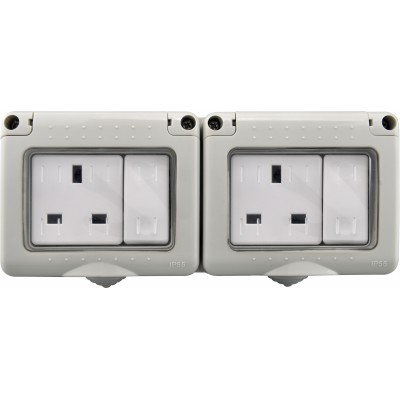 MODI DOUBLE 13A SOCKET WITH...
