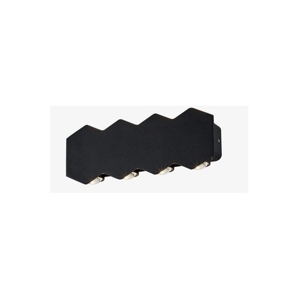 LED WALL LIGHT-8*2WATTS-BLACK BODY-RGB