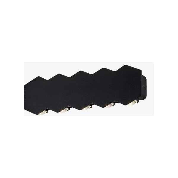 LED WALL LIGHT-10*2WATTS-BLACK BODY-WARM WHITE
