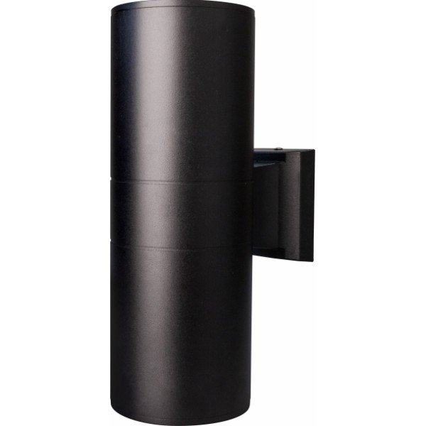 OUTDOOR WALL LIGHT COVER-BLACK BODY-GU10