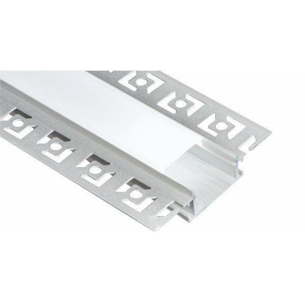 ALUMINUM PROFILE FOR TRIMLESS RECESSED IN DRYWALL-14X10X2000MM