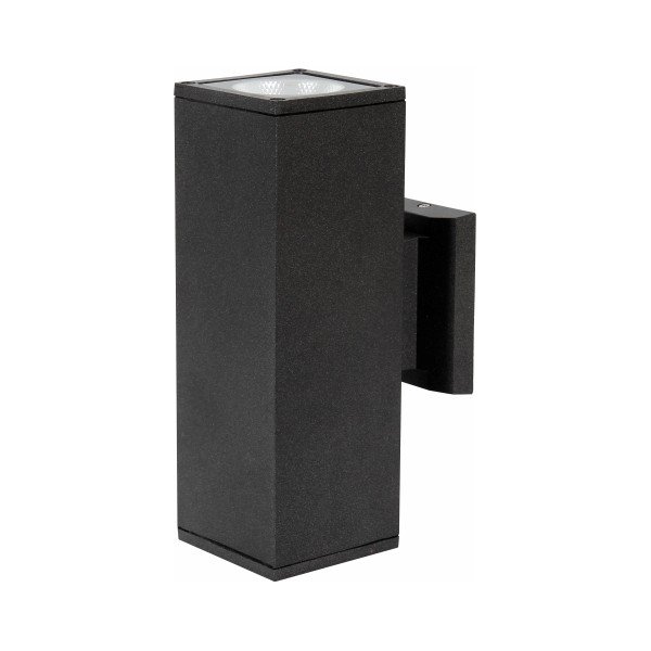 LED WALL LIGHT-BK BODY-2*5WATTS-WARM WHITE