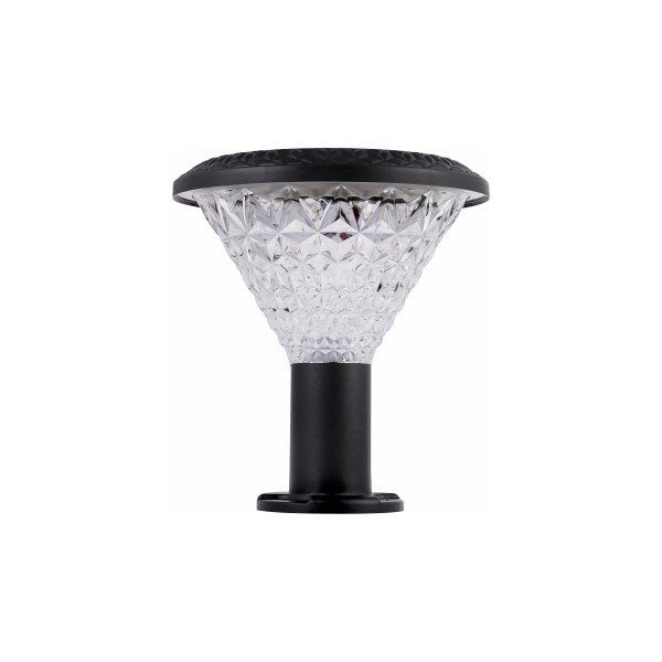 LED SOLAR GARDEN LIGHT-BK BODY-3COLOR