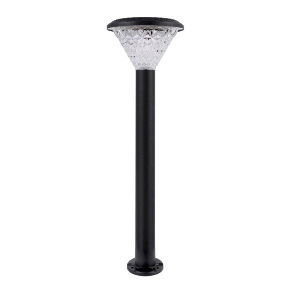 LED SOLAR GARDEN LIGHT-BK BODY-3 COLOR