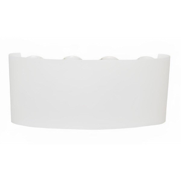 LED WALL LIGHT-WHITE BODY-8*2WATTS-RGB