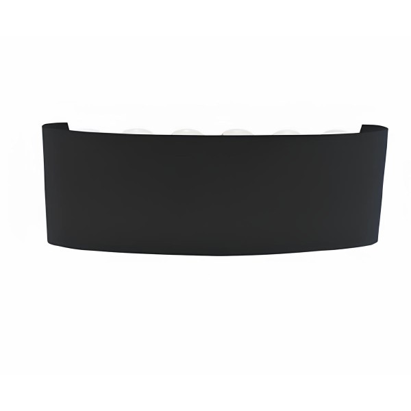 MODI LED WALL LIGHT-BLACK BODY-12*2WATTS-WARM WHITE