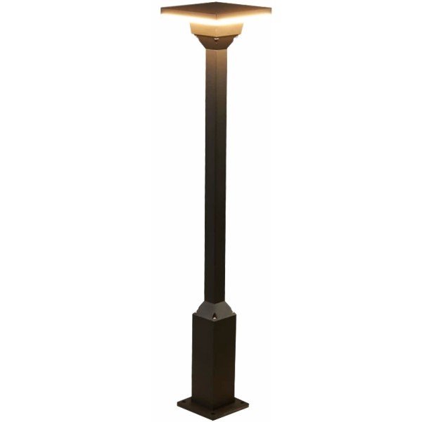 V-Max LED GARDEN LIGHT-12WATTS-SQUARE BODY-WARM WHITE