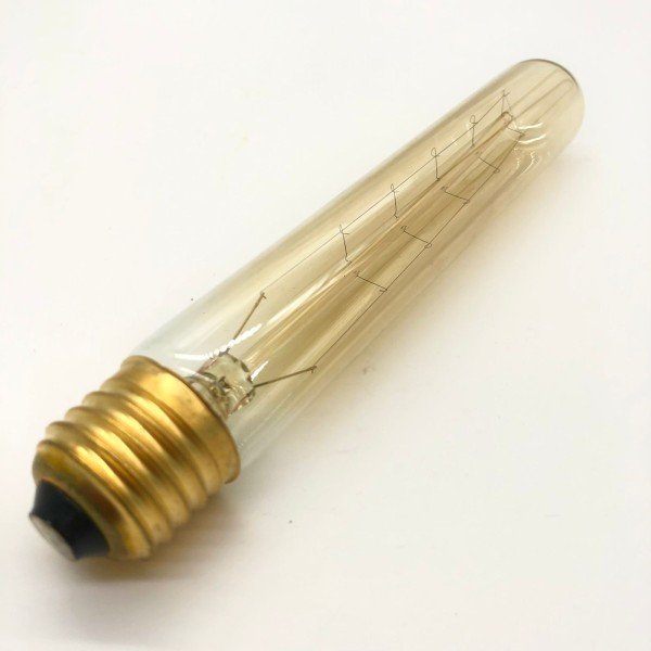 E27 GLASS EDISON TUBE FILAMENT LAMP T10-40WATTS-2700K