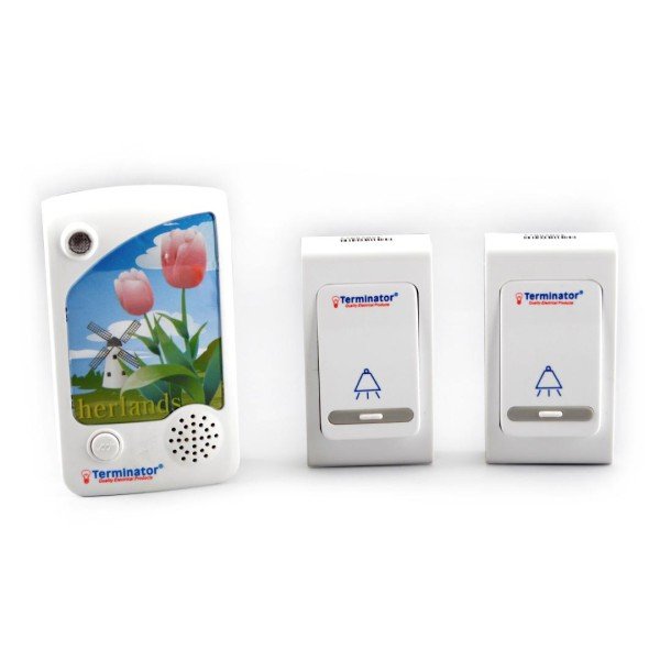 DOORBELL DIGITAL WIRELESS WITH 38 MELODIES +2T AND 1R AC