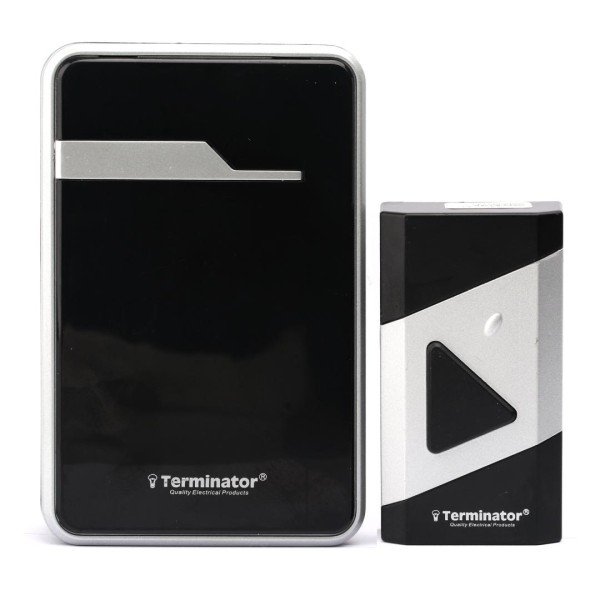 DOORBELL DIGITAL WIRELESS WITH 38 MELODIES BLACK DC