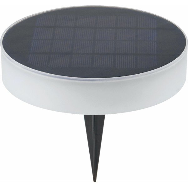 SOLAR LED LAWN LIGHT-5WATTS-ROUND BODY-WHITE
