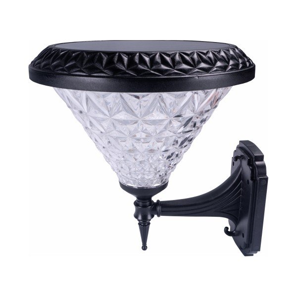 SOLAR LED GARDEN LIGHT-3COLOR REMOTE CONTROL-BLACK BODY