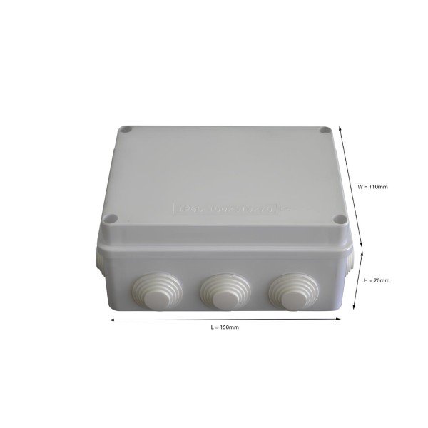 ABS PLASTIC IP65 WATERPROOF JUNCTION BOX-150X110X70MM