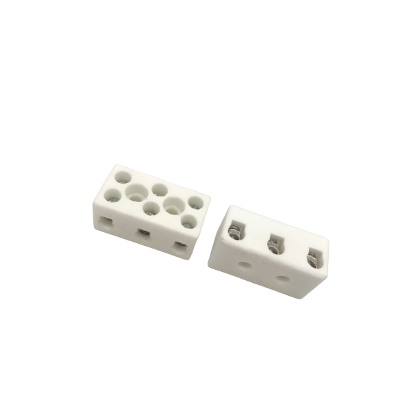 3 WAY PIN CERAMIC PORCELAIN CONNECTOR TERMINAL BLOCK-10A