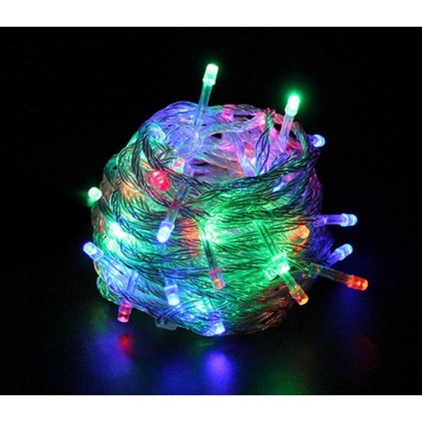 FLASHING MODES LED DECORATIVE STRING LIGHTS-10M-MULTICOLOR