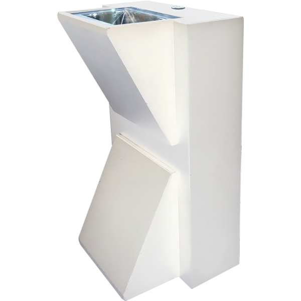 LED WALL LIGHT-2*3WATTS-WHITE BODY-WARM WHITE