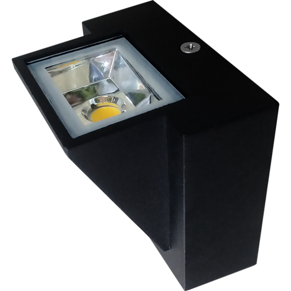 LED WALL LIGHT-4WATTS-BLACK BODY-WARM WHITE
