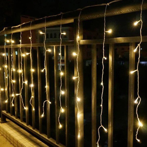 10MX1M DECORATIVE LED CURTAIN LIGHT-WARM WHITE