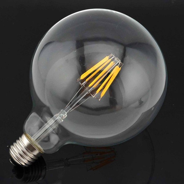 G125 LED FILAMENT LAMP CLEAR GLASS-4WATTS-WARM WHITE-E27