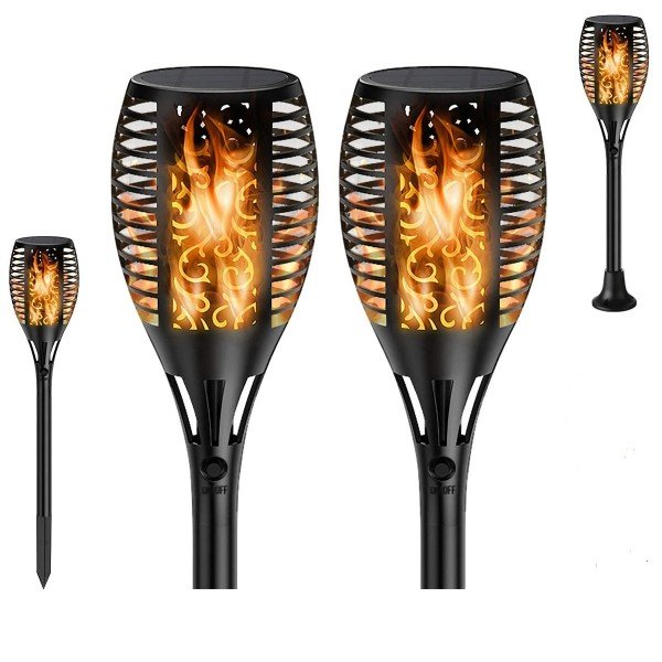 SOLAR FLAME TORCH GARDEN LIGHT-2000K