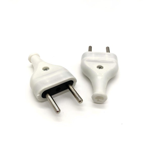 2-ROUND PIN PLUG MALE