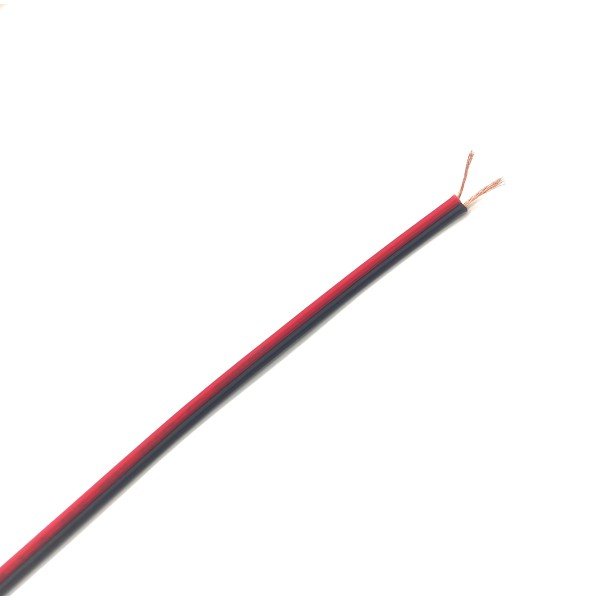 0.5MMX2CORE COPPER CABLE-RED/BLACK