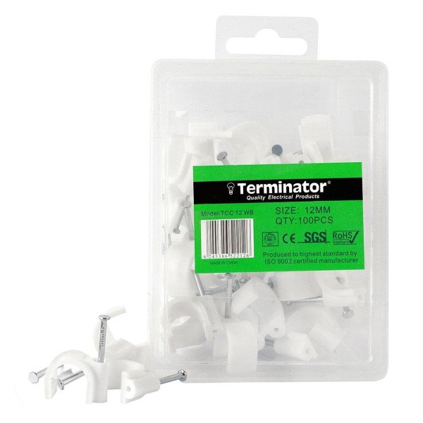 CABLE CLIPS 12MM 100PCS