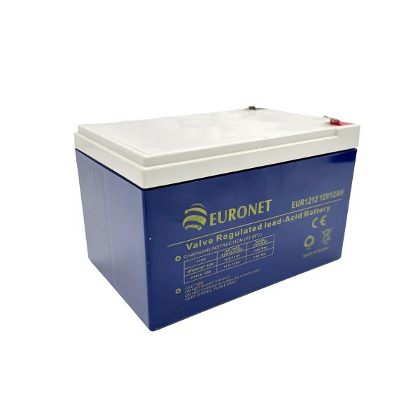 EURONET VALVE RAGULATED LEAD ACID BATTERY 12V-12AH