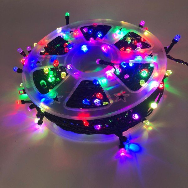 CRYSTAL LED DECORATIVE STRING LIGHTS-50M-MULTICOLOR