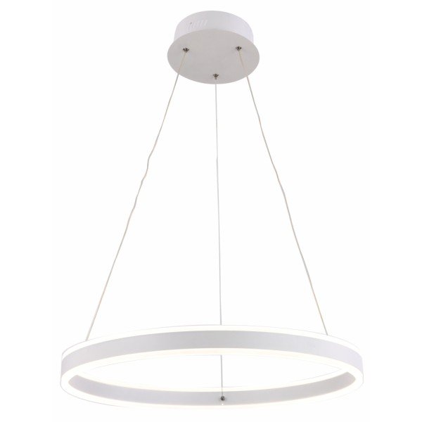 SINGLE-STOREY CHANDELIER/DIMMING PENDANT LIGHT-80W-WHITE BODY