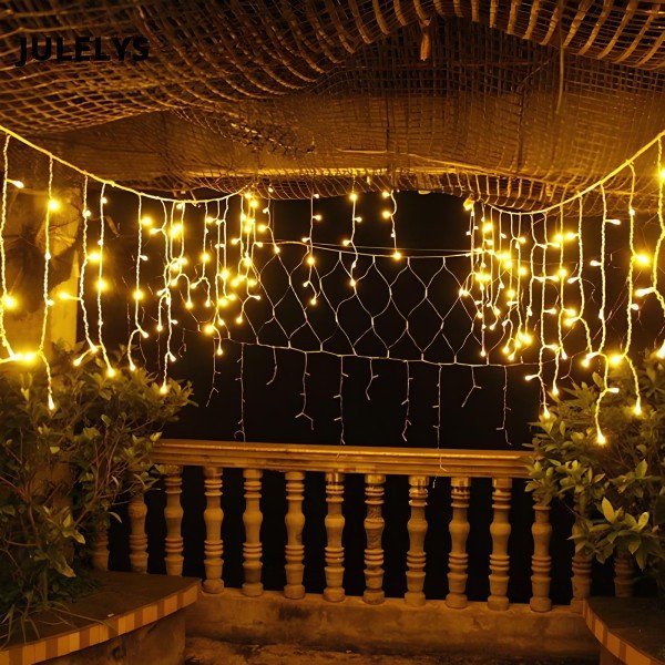 10MX0.5M DECORATIVE LED CURTAIN LIGHT-WARM WHITE