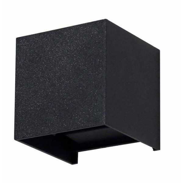 LED WALL LIGHT BLACK BODY-2X3WATTS-WARM WHITE