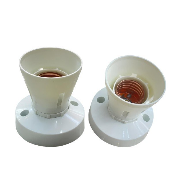 E27 HOLDER-WHITE