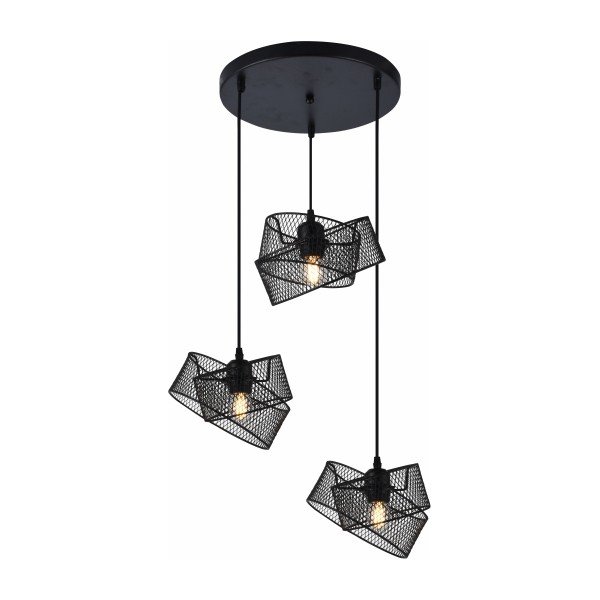 COVER PENDANT LIGHT-BK-E27