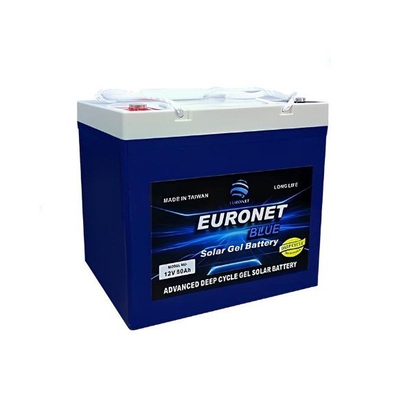 EURONET ADVANCED DEEP CYCLE GEL SOLAR BATTERY 12V-50AH