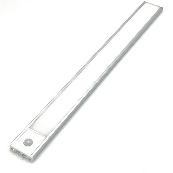 THREE COLOR LED SMART MOTION SENSOR CABINET LIGHT 40CM-SILVER