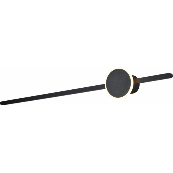 :ED WALL LIGHT-30WATTS-BLACK BODY-WARM WHITE