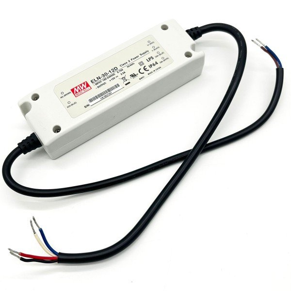 MEAN WELL ELN-30-12D SINGLE OUTPUT SWITCHING POWER SUPPLY 30W12V