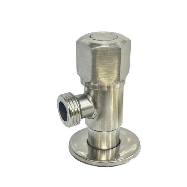 ELSA ANGLE VALVE-MATTE SILVER