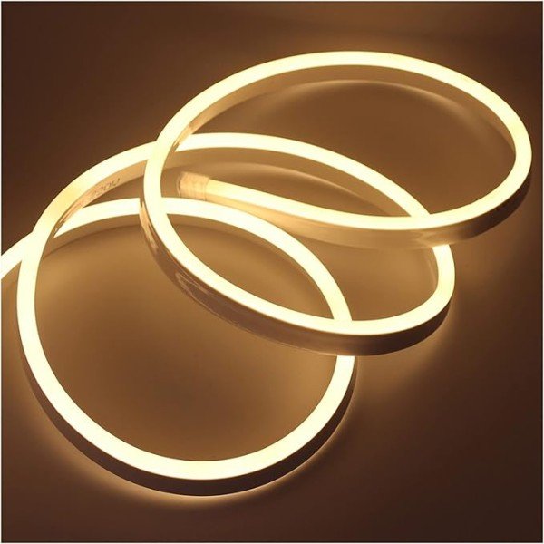 220V HIGH VOLTAGE SMD LED STRIP LIGHT-WARM WHITE-6MM