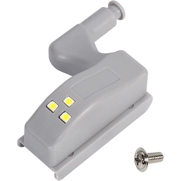 HINGE LED LIGHT FOR KITCHEN CABINET CUPBOARD CLOSET-WARM WHITE