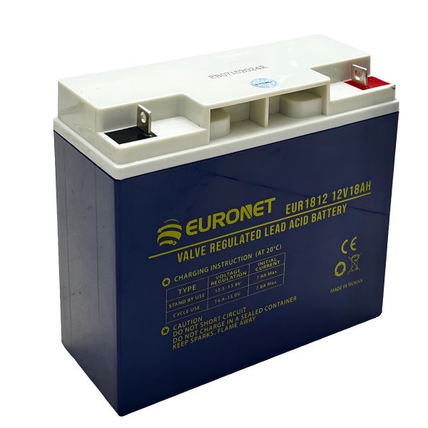 EURONET VALVE REGULATED LEAD-ACID BATTERY 12V-18AH