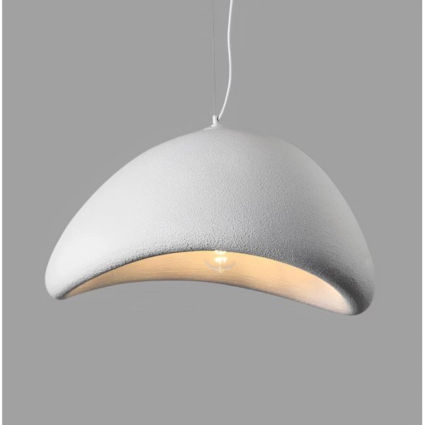 NORDIC MINIMALIST OVAL PENDANT LIGHT 30CM-WHITE COLOR